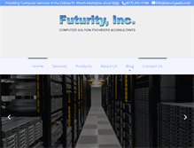 Tablet Screenshot of futurityweb.com